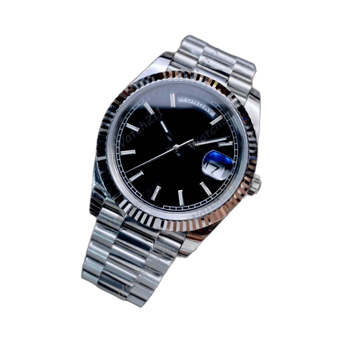 Black dial — front