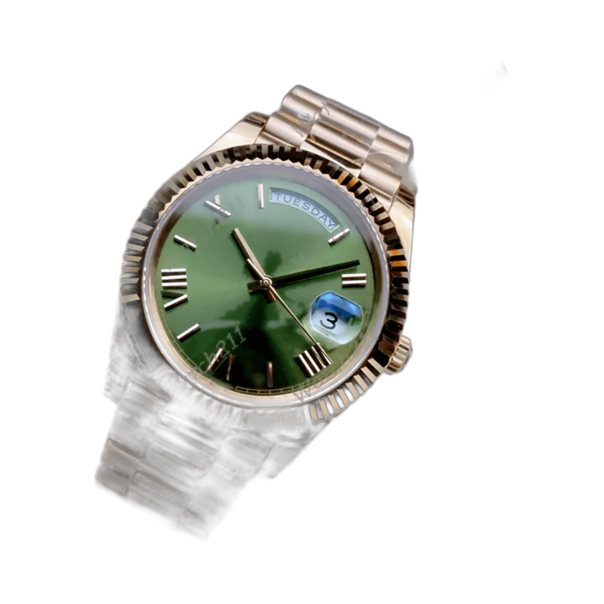 Green dial — front